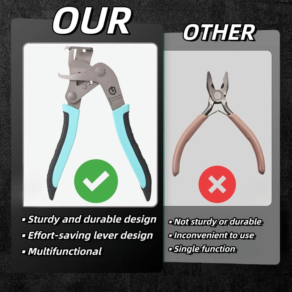 Car Clip Pliers and Disassembly Tools, Efficient Multi-Functional Automotive Snap Pliers, Clip Removal Tool, Trim Tools Removal, Easy to Without