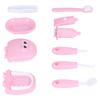 Children's Doctor Toy Set Simulation Dentist Play House Role Playing Medicine Box Stethoscope Children's Toy Set(Pink )