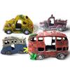 Fish Tanks Car Wreckage Landscaping Decor Simulation Car Wreckage Aquarium Plant