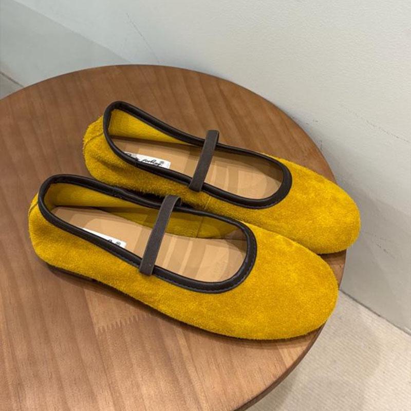 Fashion Fashion Round Toe Ladies Mary Janes Flats Shoes Soft Female Slip On Footwear Shallow Women Flats With Shoes