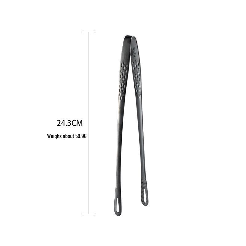 304 Stainless Steel Korean BBQ and Steak Tongs - Versatile Food and Bread Serving Tool