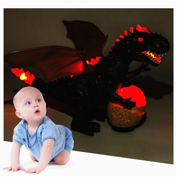 Electric Kids Children Walking Dinosaur T-Rex Figure Toys With Light Sound Gifts 