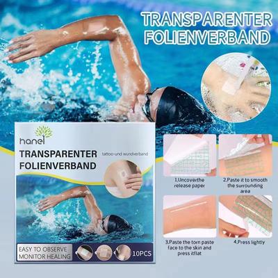 Filmpflaster-Aufkleber, wasserdichter Verband, transparentes Klebeband, PU-Filmaufkleber, Stretch-Klebebandage