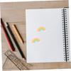 SEWACC Rainbow Mini Size inch x Soft Gentle on Perfect for and Home Colorful and Fun Stationery Gift Erasers, 50-Pack, (1 0.7 inch), Material, Paper,