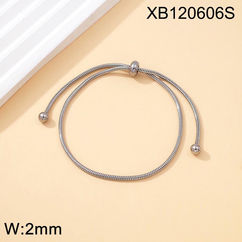 Gold-Plated Titanium Steel Snake Bone Chain Bracelet & Necklace Set - Versatile Couple Jewelry.