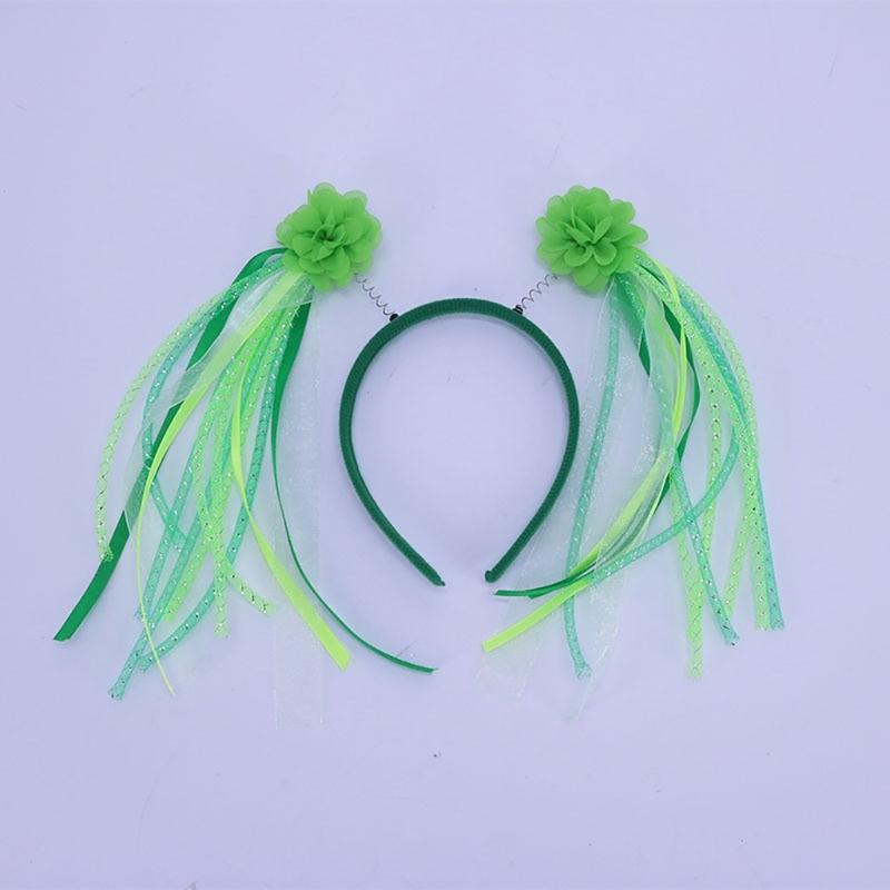Green Tiaras/ Magic Wand Saint Patricks Day Headband Adult Carnivals Headband