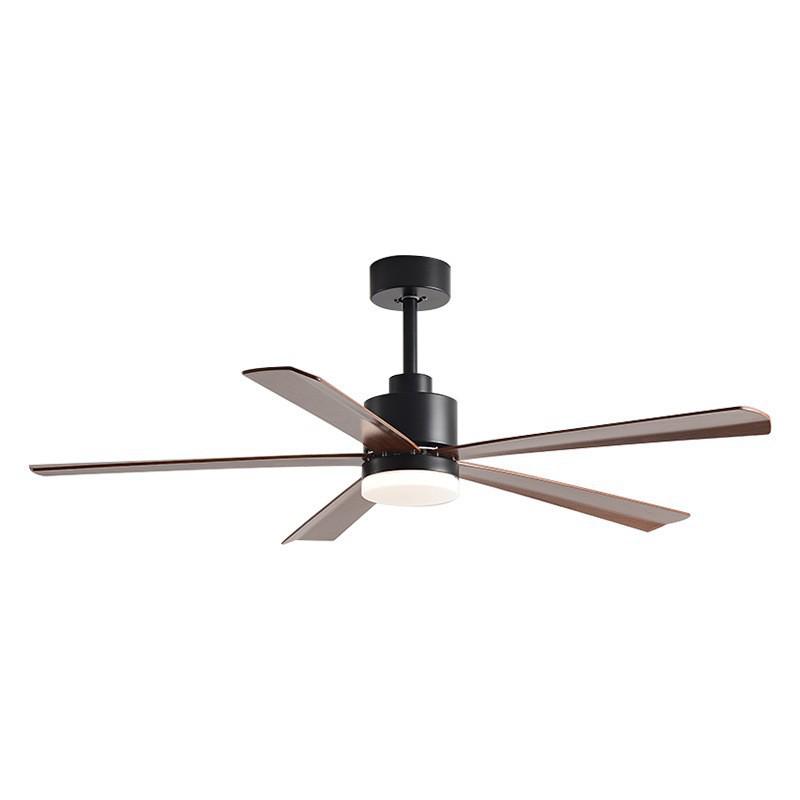 Nordic 54-Inch Ceiling Fan with Light and Chandelier for Living/Dining Room