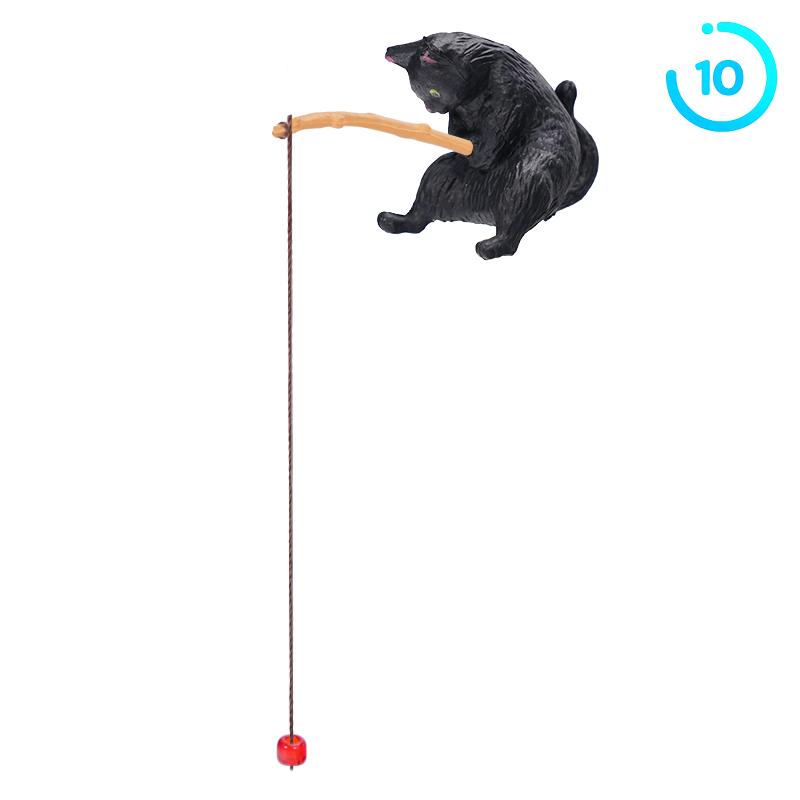 

Aquarium Decoration Fishing Cat Decoration Cute Resin Figurine Aquarium Decoration Landscaping Fish Tank Accessories