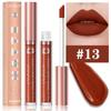 18 Color Waterproof Lip Gloss Nude Apricot Matte Liquid Lipstick Transparent Lip Oil Sexy Rose Red Velvet Matte Lipstick Make Up