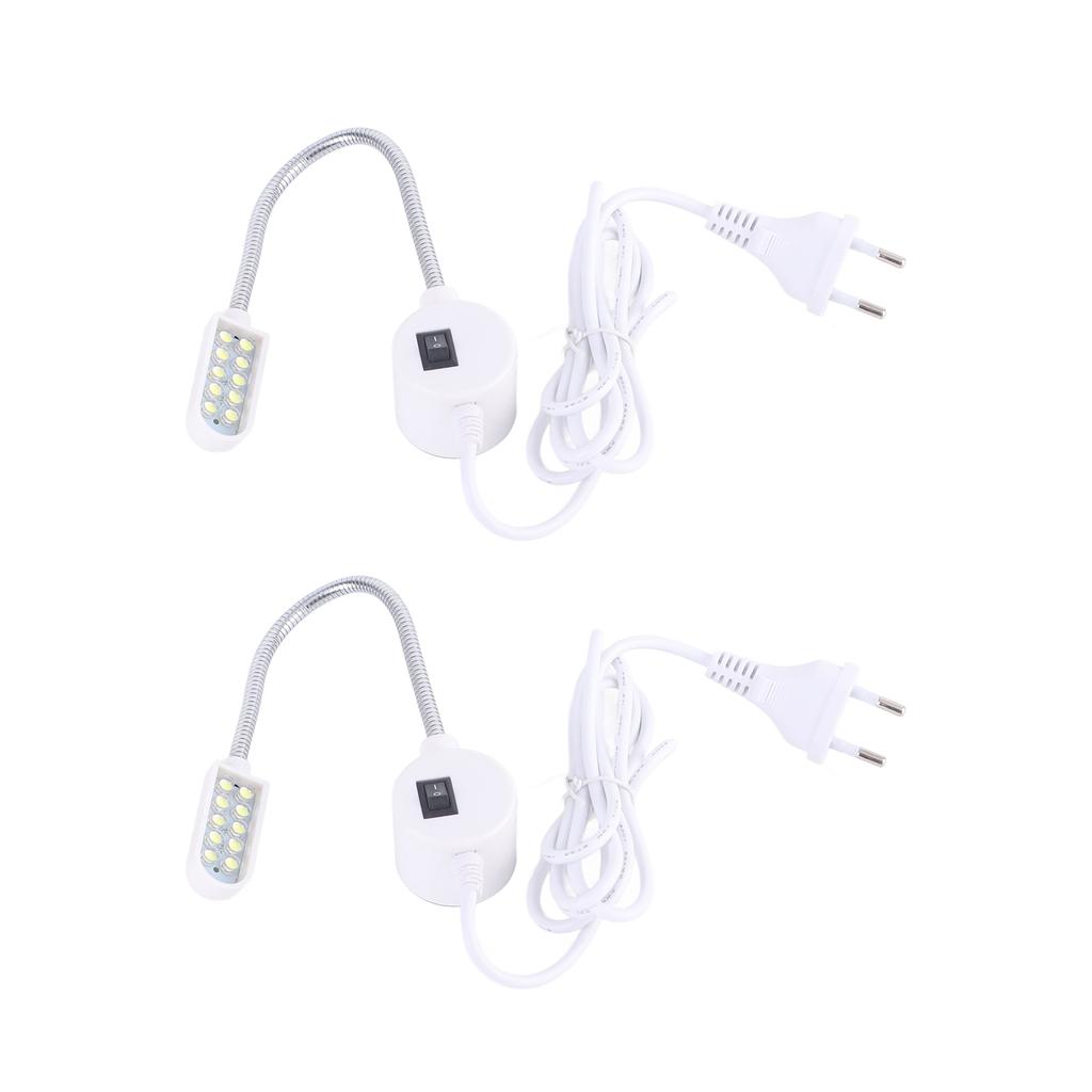 2pcs LED Sewing Machine Light Flexible Work Sewing Light with Magnetic Base