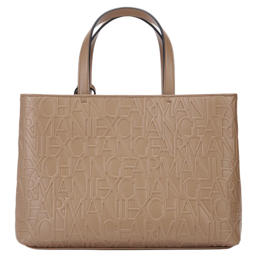 New ARMANI EXCHANGEAE PU Tote Bag Shopping Bag Shoulder Bag Handbag Women's Brown 942646-CC793-14949