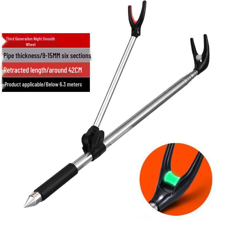 Stainless Steel Fishing Rod Holder and Ground Stake