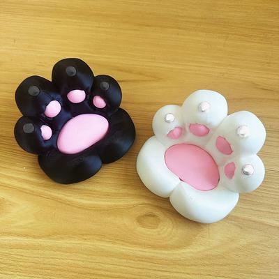 1Pc Creative Cat Claw Decoration Cute Cartoon Desktop Small Ornaments Mobile Phone Holder 3D Printing Crafts
