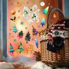 Living Room Home Decoration Wall Sticker Merry Christmas Static Glass Sticker Window Decoration Sticker