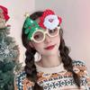 Funny Christmas Snowman Elk Glasses Cute Holiday Party Decorative Eyewear for Women Men Photography