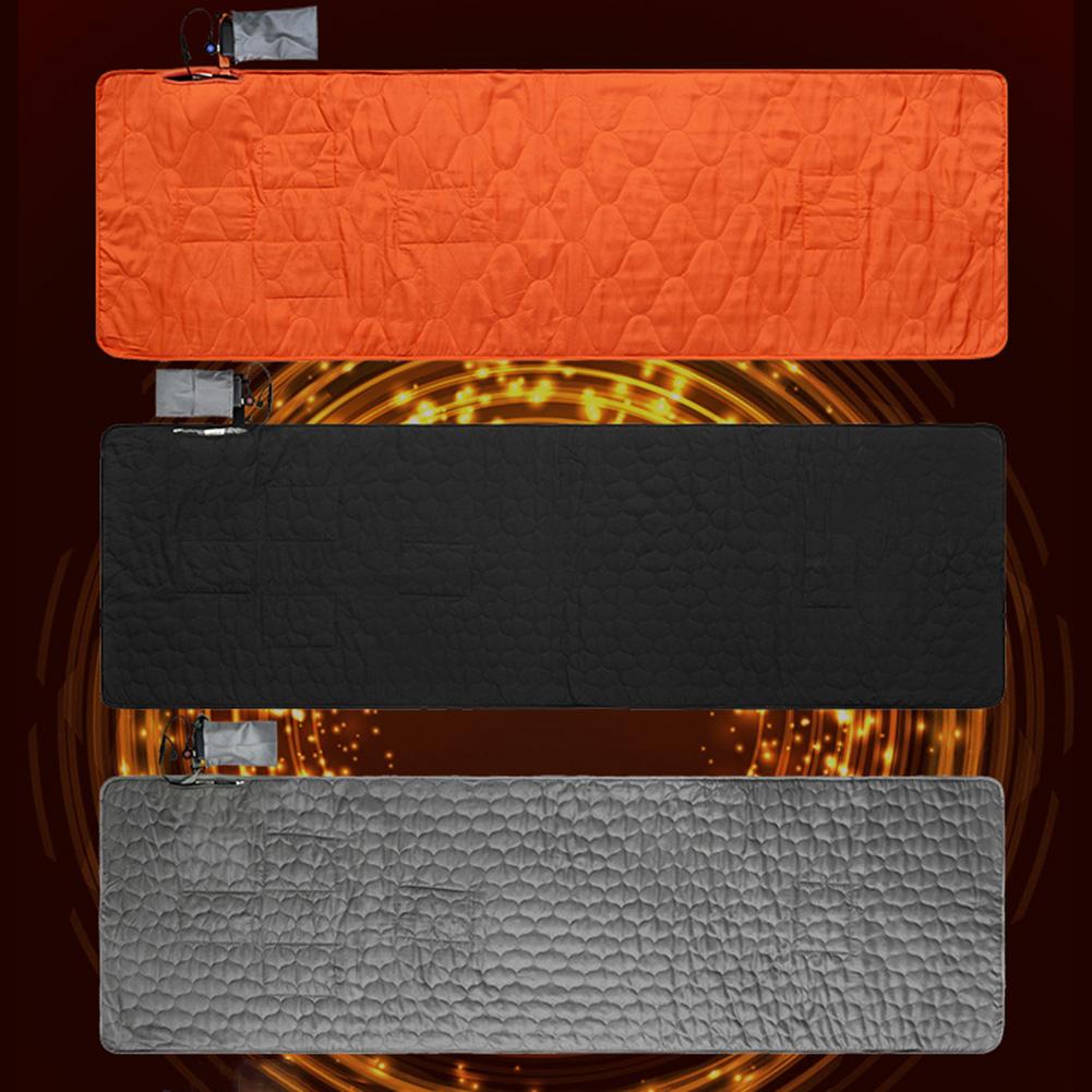 USB Rechargeable 3 Heat Levels Sleeping Bag Mattress Insulation Camping Heated Sleeping Mattress Fast Heating with Storage Bag