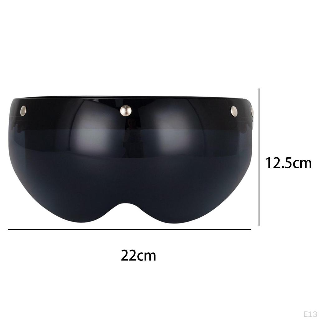 Helm Vizier Gezichtsschild Accessoire, Beschermend 3 Drukknopen Eenvoudige Installatie Reparatieonderdelen Omklapbaar