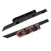 Golf 3 4 MK3 MK4 2026 Hot For VW VOLKSWAGEN 1pc Black/Red 3D ABS GTI Letter Front Grille Emblem Replacement Style Suit For VW Go