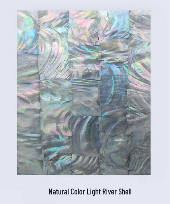 14x24 Non-Bendable Abalone Mother-of-Pearl Shell Pieces: Orange, Green, Blue, Red, Purple