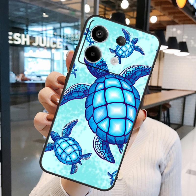 Sea Turtle Case For Xiaomi Redmi Note 15 Pro Plus 10 11 12 13 14 Pro Redmi 15 15C 10C 12C 13C 14C Cover