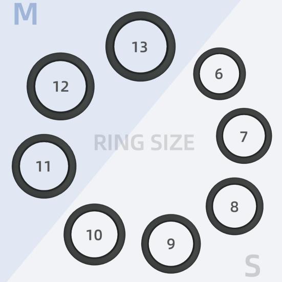 1/2Pcs Silicone Ring Protective Cover Ring Protector Wear Resistant Scratch-proof Easy To Install Smart Ring Sleeve for Oura Ring Gen