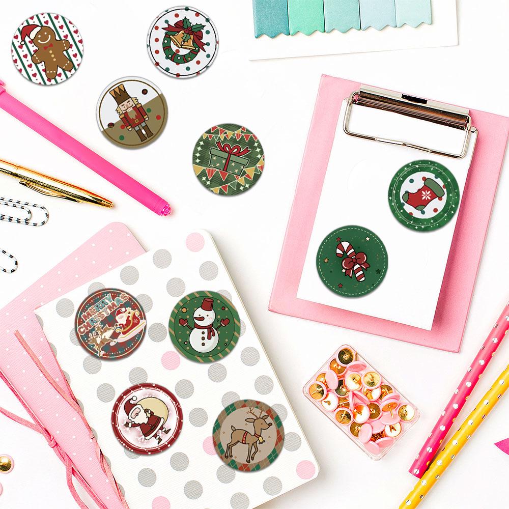 500 Blatt/Rolle Kreatives Weihnachtswashi-Tape für Notizbücher, Dekorationen, Briefumschläge und Cartoon-Persönlichkeits-Sticker.