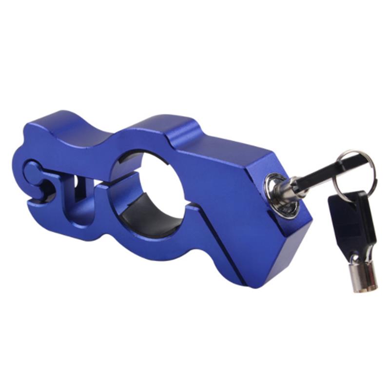 Motorcycle Handlebar Lock Handlebar Brake Handle Solid Lock Imitating Steal Lock Pull Rod ATV Dirt Street Bikes Anti Theft 2025