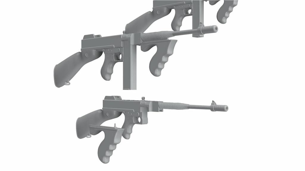 Thunder Model 1/35 British Long Range Desert Group (LRDG) Weapons Set Vol.1 3D Printer Kit TBF3502