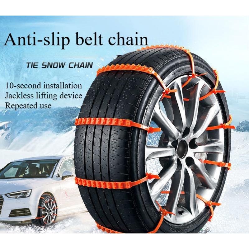 10 STÜCKE Auto Schneekette, Auto Auto SUV Brot Geländewagen Universal Schnee Rutschfest Kabelbinder