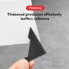 wsdz2 2x Carbon fiber Car Logo Door Corner Bumper Security Protection Stickers for Porsche Boxster Cayman Cayenne 911 Macan Panamera