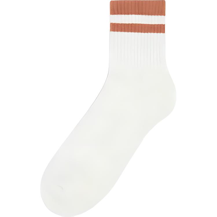 Vans HALF CREW Socks Men's 1 Pack Orange VN000F0GEHC