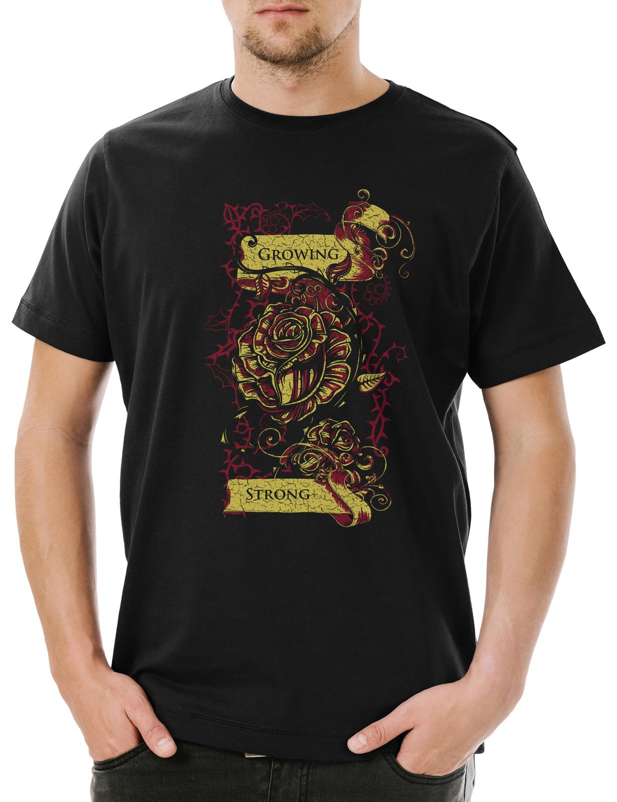Growing Strong Mens T-Shirt Game Of Stark Symbol Thrones Winter Is Coming 2XL