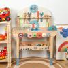 Wooden Children'S Play House Maintenance Tool Table Simulation Disassembly Tool Table Screwing Nut Puzzle Development Toy