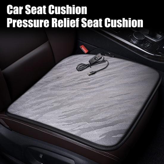 Universell Sittkudde Värmekudde med Halkfri Undersida Varm Sittdyna för Bil SUV Säte
