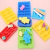 1/6PCS Robot Ice Cube Tray Silicone Mold Candy Moulds Chocolate For Kids Party and Baking Minifigure Building Block Themes