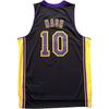 adidas X NBA Los Angeles Lakers Swingman Fan Edition Hollywood Night Logo V-Neck Sleeveless Basketball Jersey Unisex Jersey Black 7912A-3LT-K91849
