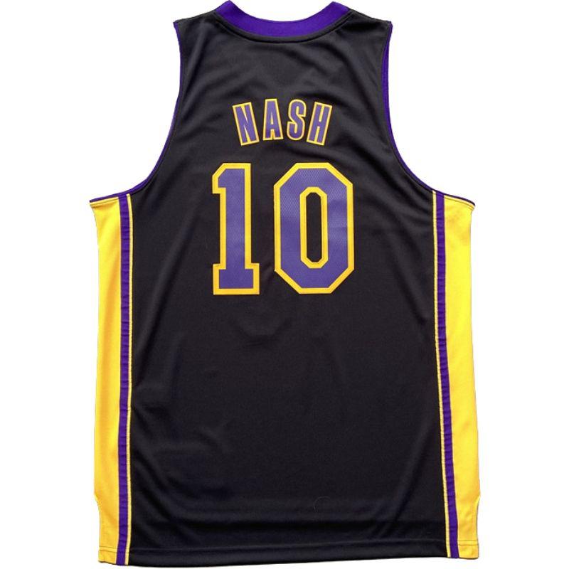 adidas X NBA Los Angeles Lakers Swingman Fan Edition Hollywood Night Logo V-Neck Sleeveless Basketball Jersey Unisex Jersey Black 7912A-3LT-K91849