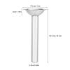 Stainless Steel Sausage Stuffer Filling Tube Manual Meat Grinder Accessory Diameter 24mm