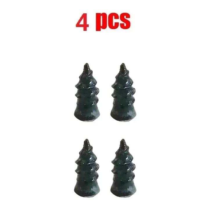 

4pcs/Set Vacuum Tyre Repair Nail Tire Puncture Screws Motorcycle Fitting Set Tubeless Wheel Repairs Punctures Kit Patches