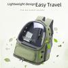 Large Capacity Transparent Pet Backpack - Breathable Space Capsule Design for Cats