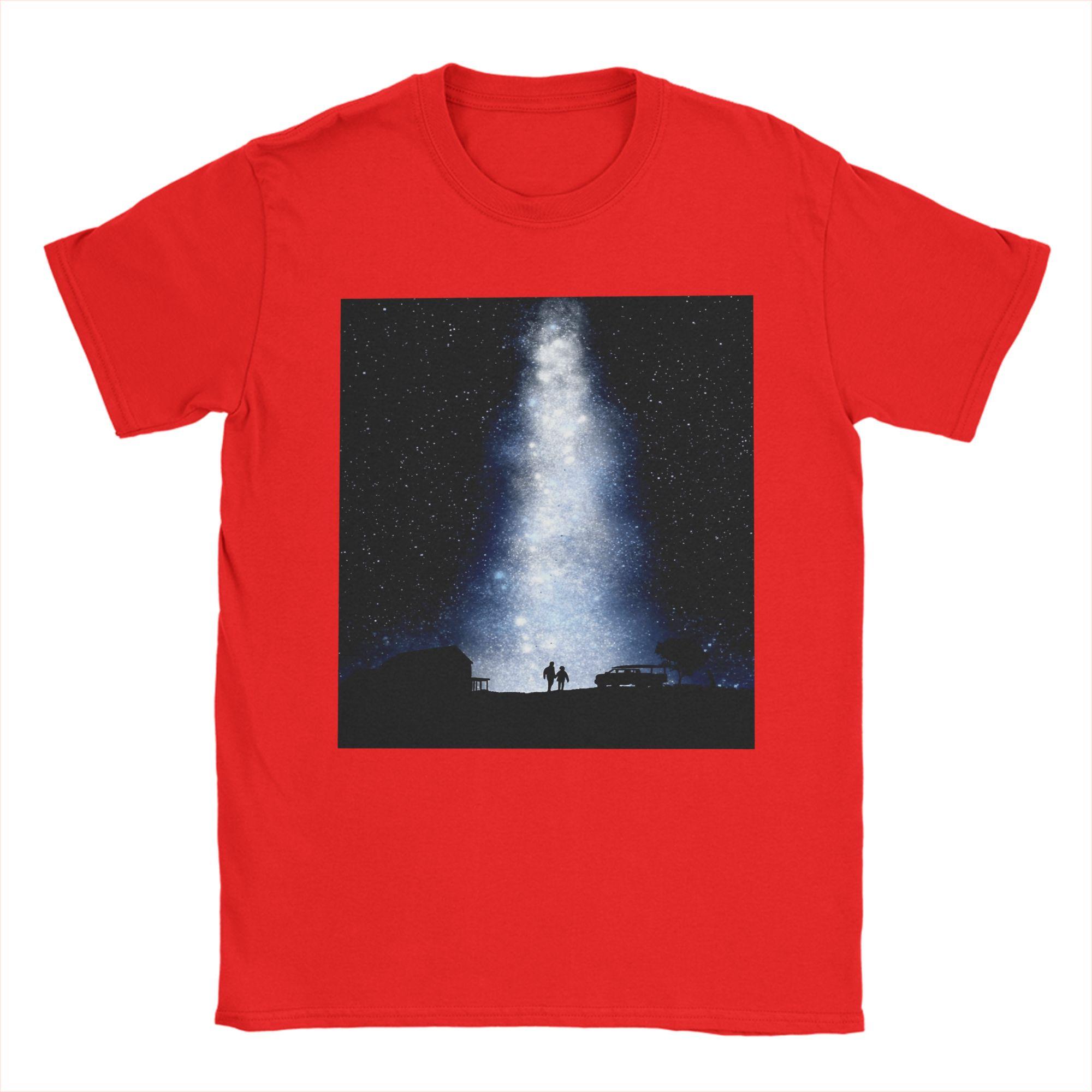 

Unisexs Interstellar Movie TShirts 100 Cotton Top Tees Beach Vintage Short Sleeve TShirt Round Neck Hippie Casual Tee Shirt S
