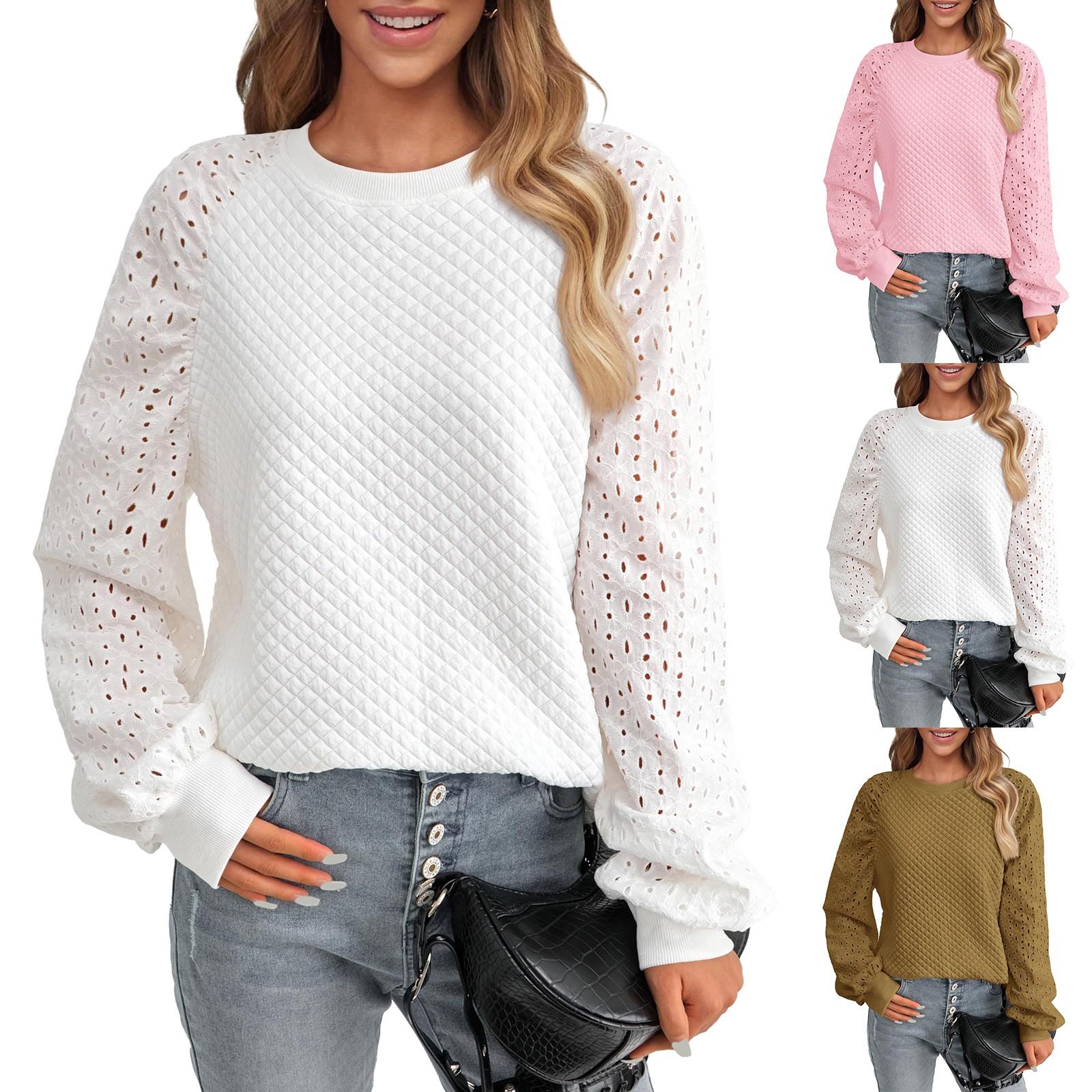 

Топы для женщин, пуловеры с длинными рукавами, повседневные рубашки, топ