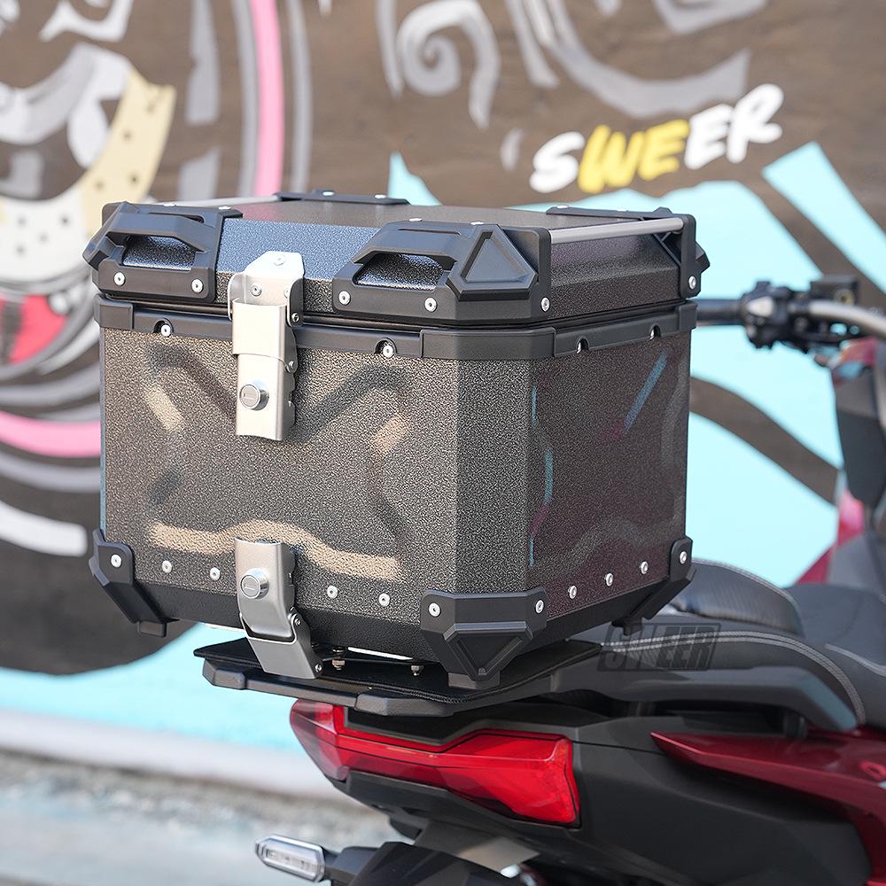 45L/100L Large Capacity Aluminum Alloy Electric Vehicle Tail Box for Motorcycles & Electric Bicycles