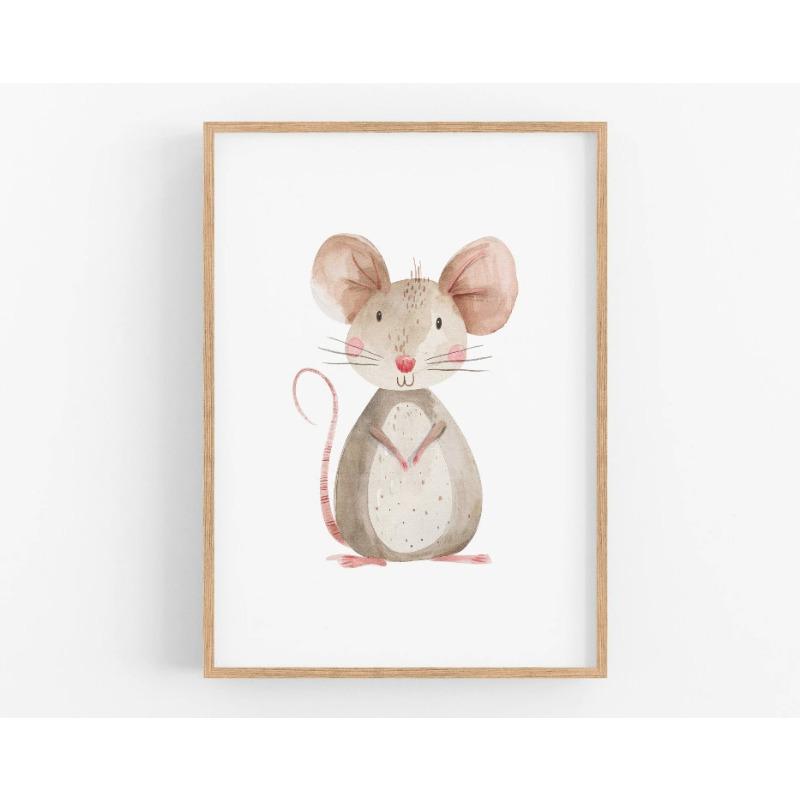 

Современная Поп Минималистичная Милая Животная Холст Картина Детская Настенное Искусство Прекрасный Постер и Принты Детская Игровая Комната Спальня Домашний Декор 21cm×30cm NoFrame