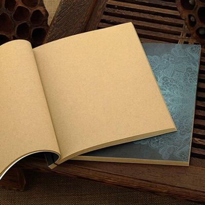 Exquisiteness Beautiful Classic Style Blank Page Kraft Paper Sketches Wire-bound Notebook