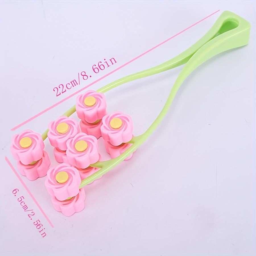 Flower Type Facial Massage Roller Face Massager for V Face Pull Tight Firming, Beauty Tool