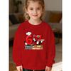 Kids Unisex Crewneck Sweatshirt, Cartoon Chef Number 67 Print Long Sleeve Pullover, Soft Fleece Kids Sweatshirt For Boys Girls Over 4 Years Old