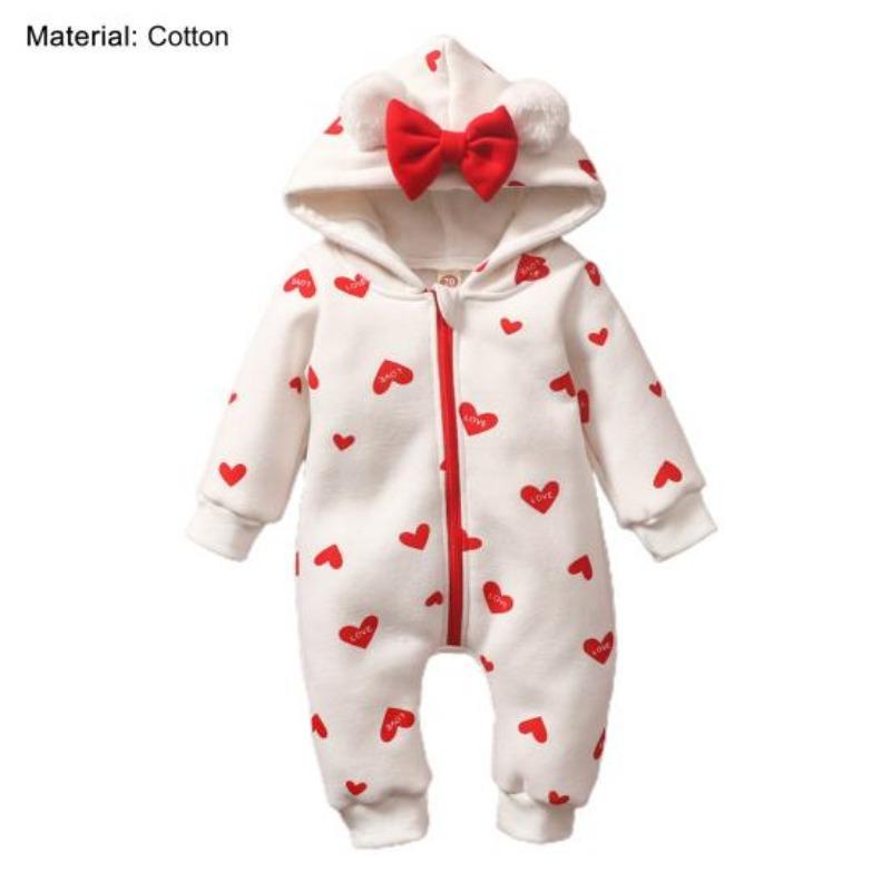 Salopetă caldă din bumbac pentru bebeluși, purtabilă, cu mânecă lungă, lavabilă