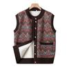 YUZHAOLIN Women's Plus Velvet Warm Vest for Elderly