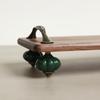 Walnut Wood Tray Decorative Handles Wooden Display Stand Wooden Tiered Stand Stable Design Home Decor Space Saving for Entryway